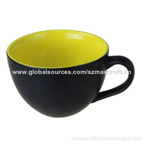 650mL Stoneware Color Expresso Cup with 16.3*12.8*8.2cm Size